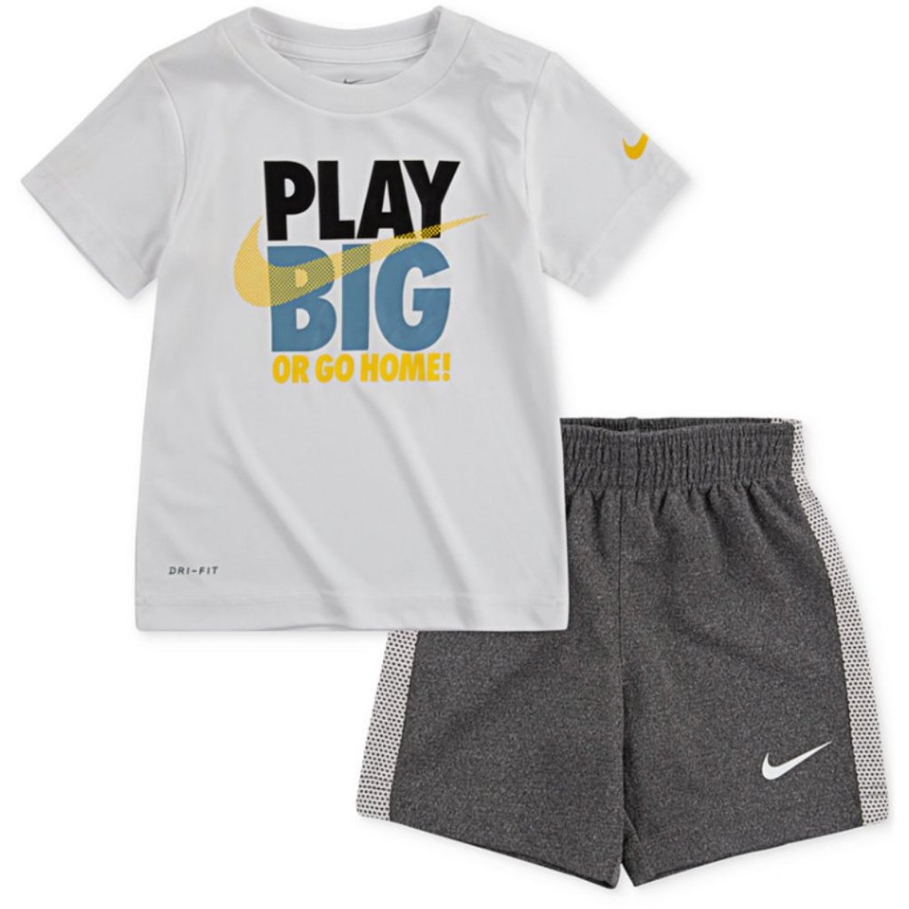 Nike Boys Dry Fit Outfit Shirt and Shorts